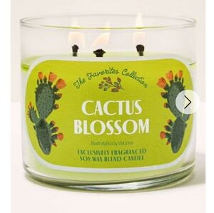 Bath & Body Works Cactus Blossom Candle - New
